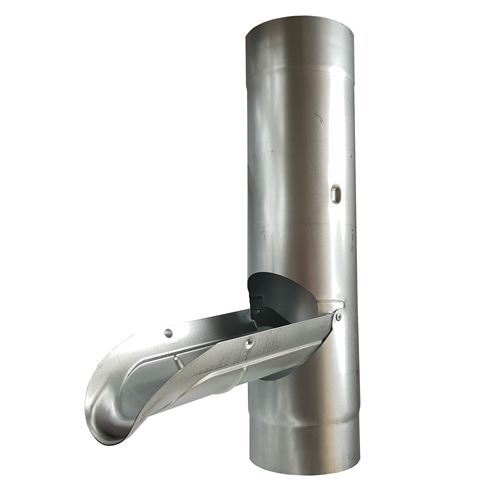 Sudová  odbočka - deštová klapka KJG pozink