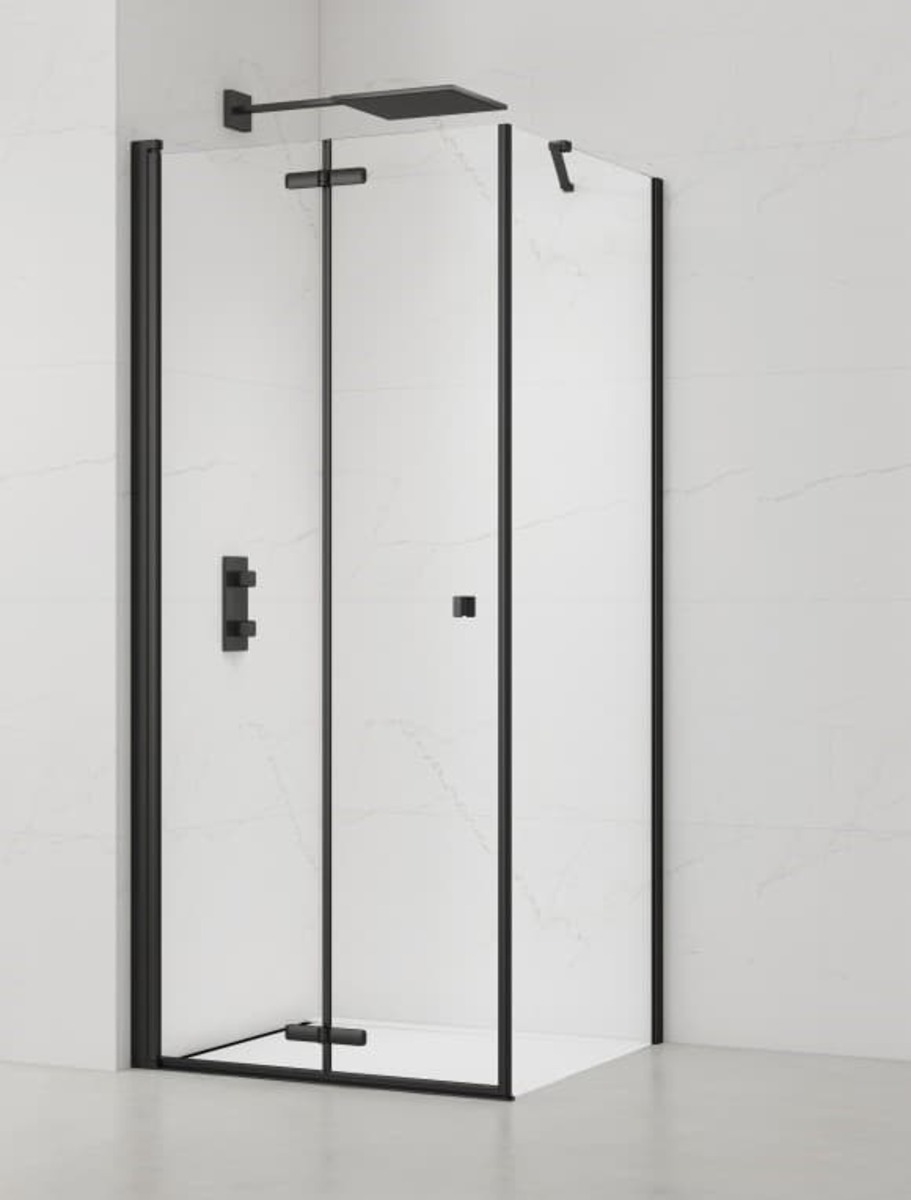 Černé sprchové kouty