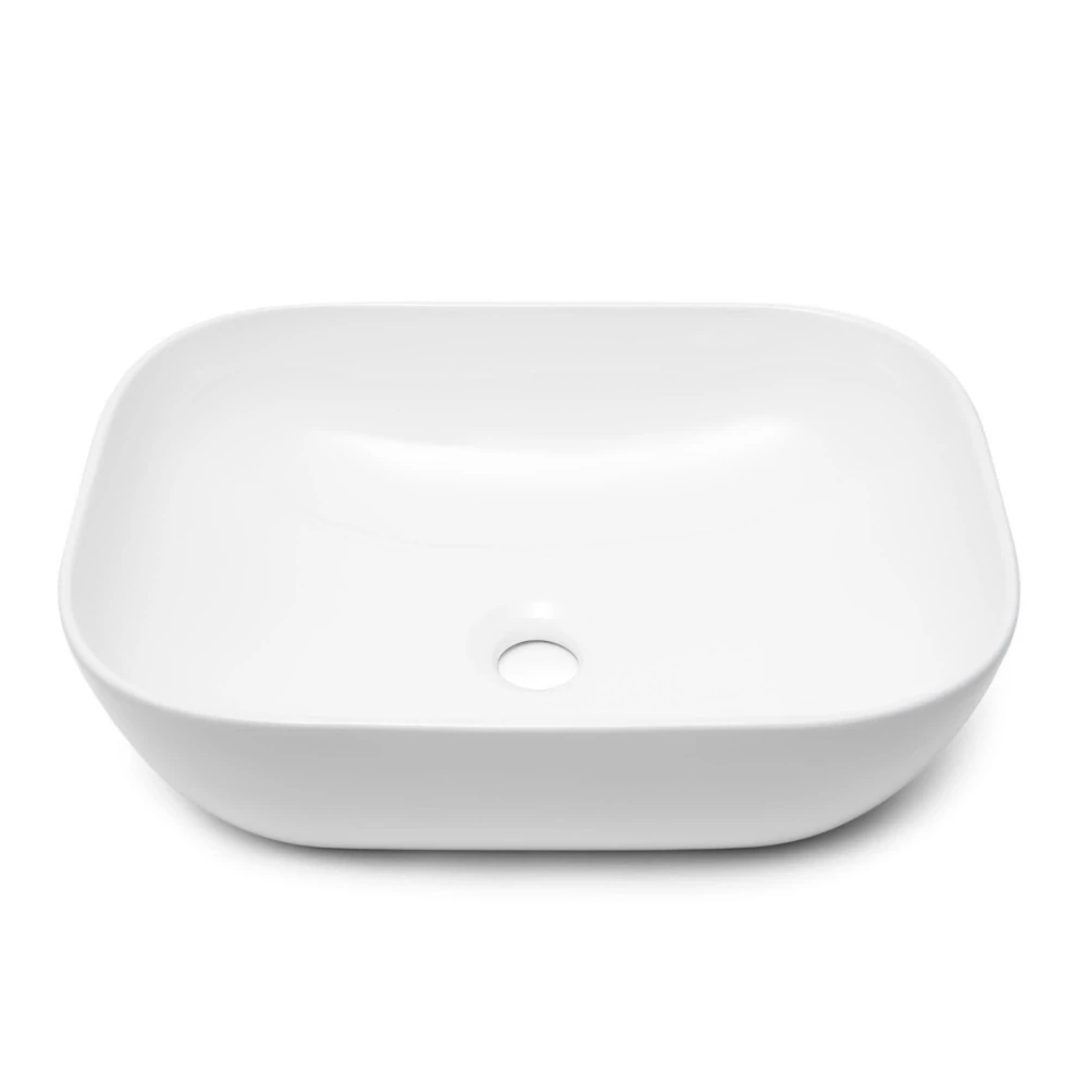 Umyvadlo na desku SAT Infinitio 45,5x32,5 cm bez přepadu SATINF4532