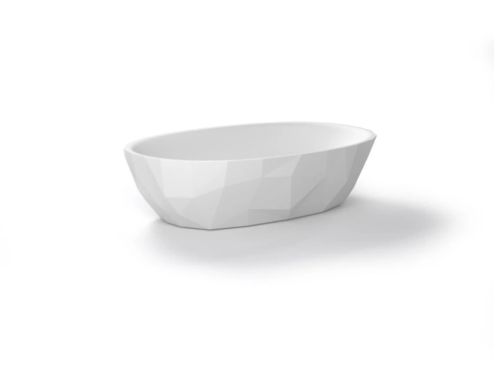 Umyvadlo na desku SAT Meda 56x37 cm bez otvoru pro baterii SATME5637