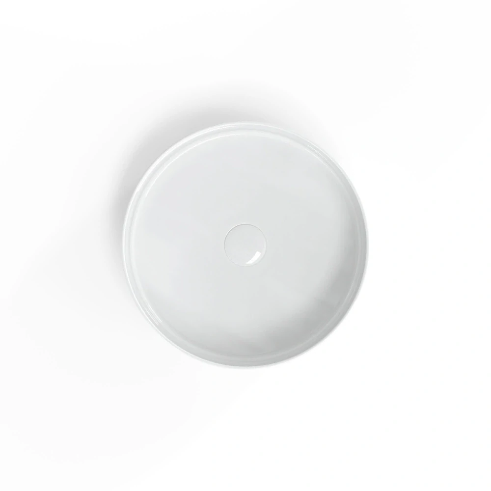 Umyvadlo na desku SAT Infinitio 39x39 cm bez přepadu SATINF3939