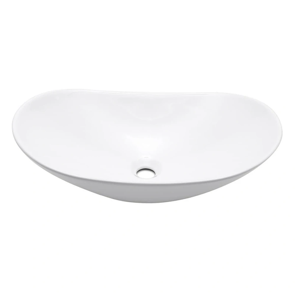 Umyvadlo na desku SAT Infinitio 61,5x36 cm bez otvoru pro baterii SATINF61536