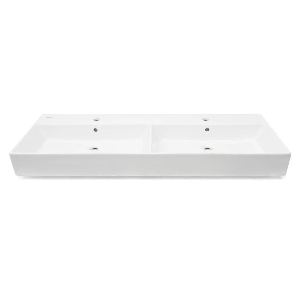 Dvojumyvadlo SAT Infinitio 120,4x46,5 cm dva otvory pro baterii SATINF212046