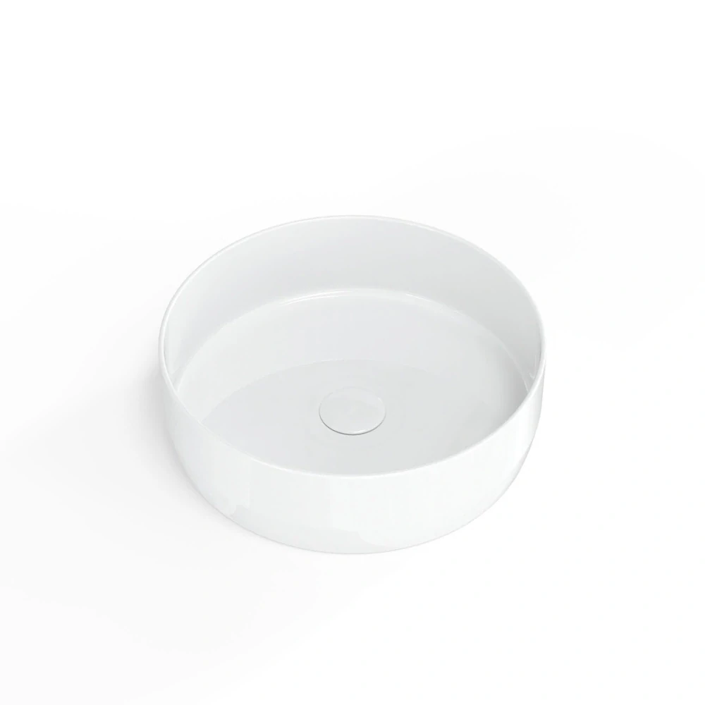 Umyvadlo na desku SAT Infinitio 39x39 cm bez přepadu SATINF3939