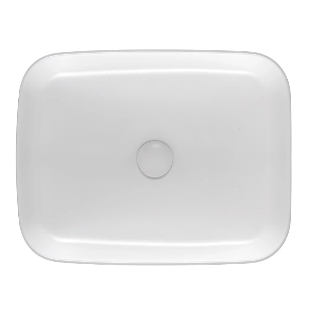 Umyvadlo na desku SAT Infinitio 50x39 cm mat bez otvoru pro baterii SATINF5039M