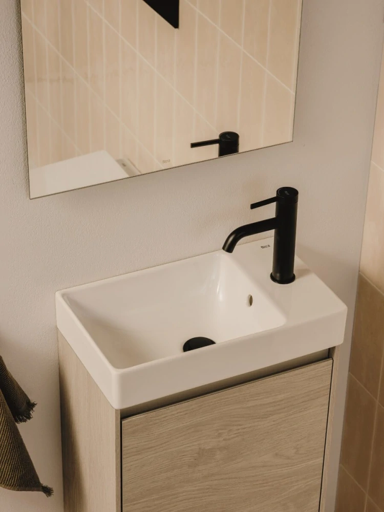 Umývátko Roca ONA 45x26 cm odkládací plocha vpravo A327681000