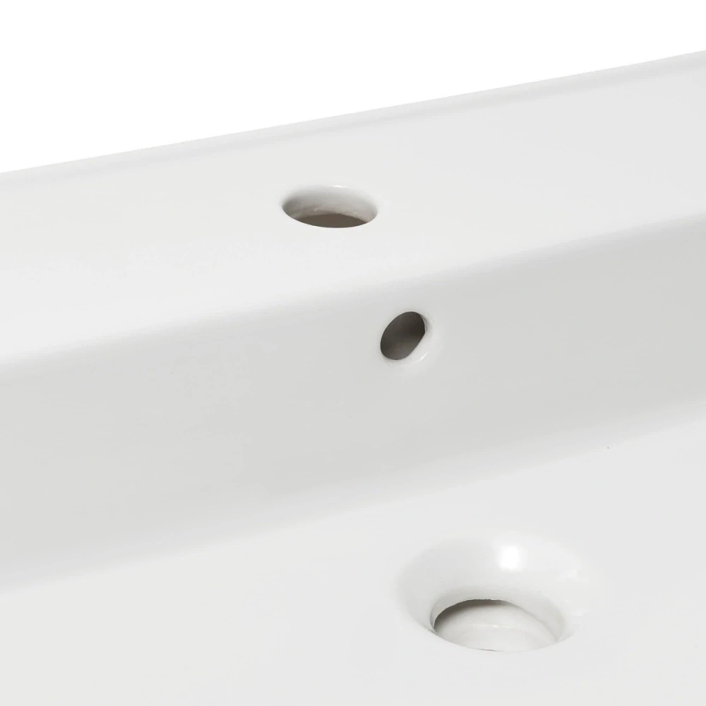 Umyvadlo SAT Infinitio 80,5x46,5 cm otvor pro baterii uprostřed SATINF8046