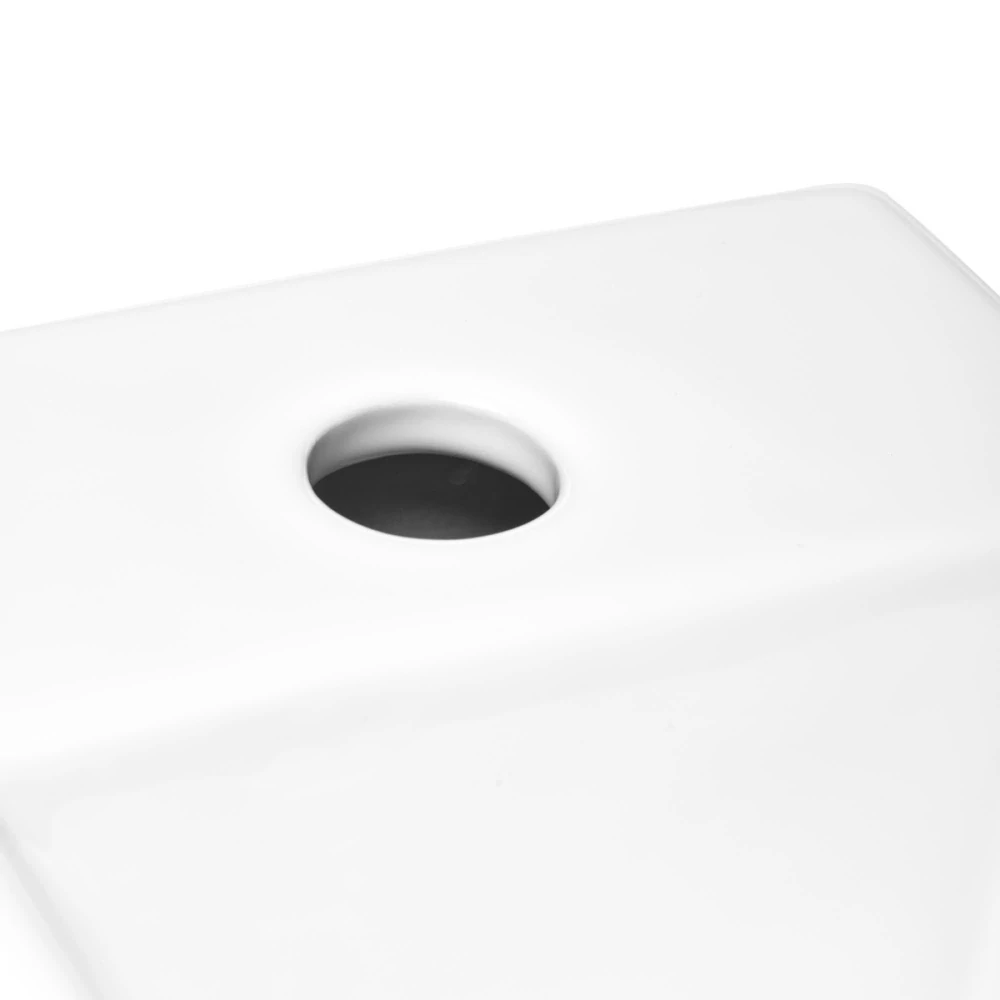 Umývátko SAT Brevis 40,5x20,5 cm otvor pro baterii vpravo SATBRE4020SR