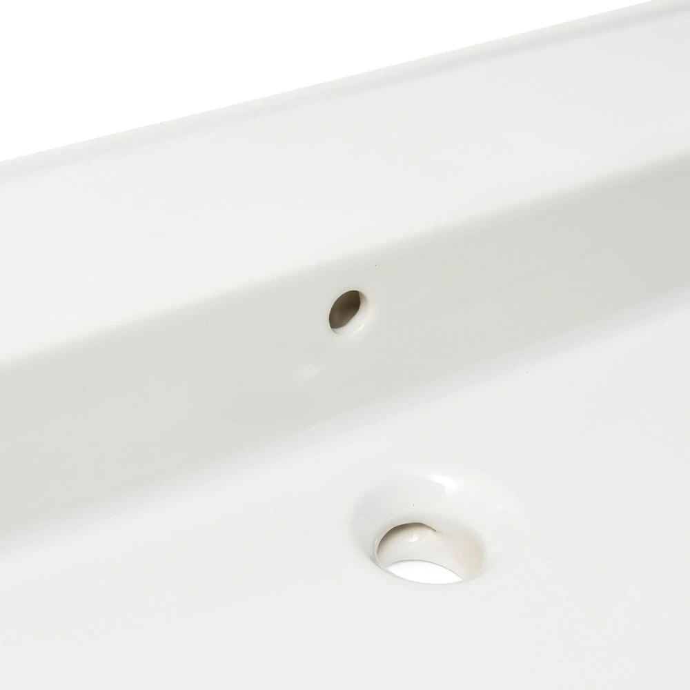 Umyvadlo SAT Infinitio 121,4x46,9 cm dva otvory pro baterii SATINF12046