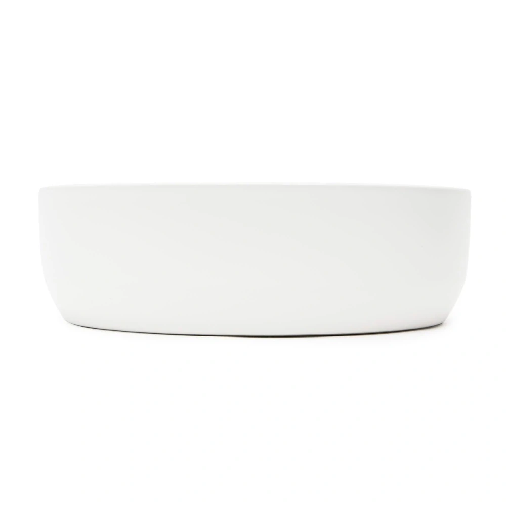 Umyvadlo na desku SAT Infinitio 39x39 cm mat bez otvoru pro baterii SATINF3939M