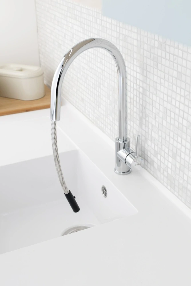 Dřezová baterie SIKO s vytahovací sprškou chrom SIKOBSD185