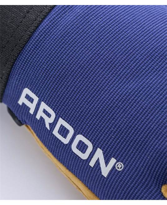 Kombinované rukavice ARDON®AUGUST - bez konečků prstů Modrá
