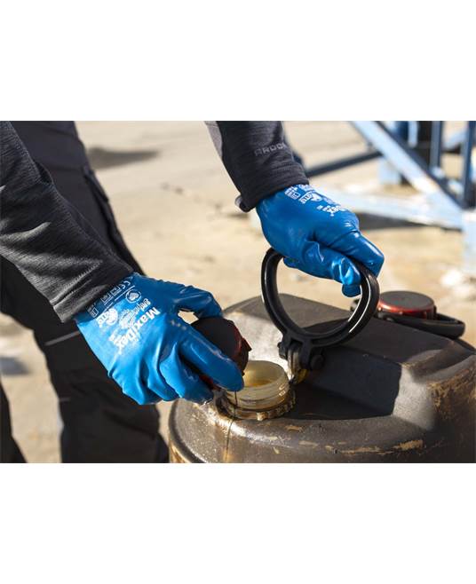 ATG® máčené rukavice MaxiDex® 19-007 Modrá