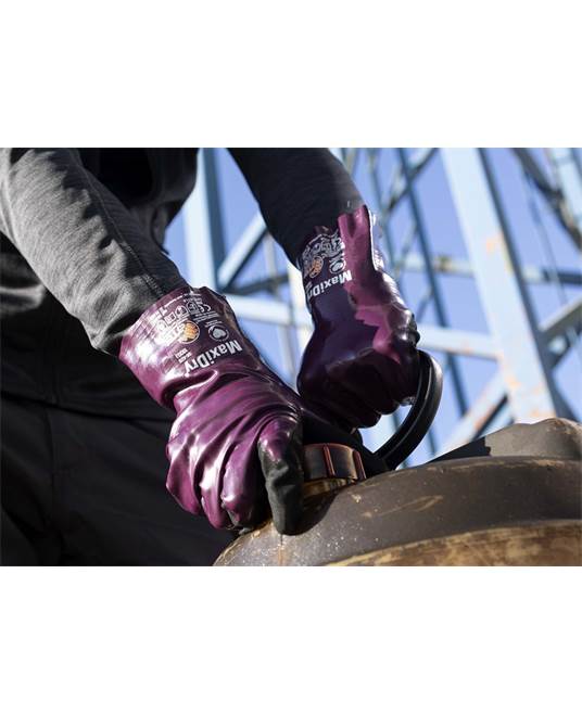 ATG® zimní rukavice MaxiDry® Zero™ 56-451 Fialová