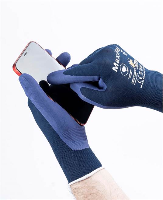 ATG® máčené rukavice MaxiFlex® Elite™ 34-274 Modrá