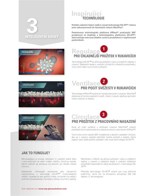 ATG® protiřezné rukavice MaxiCut® Ultra™ 52-3745 AD-APT® 07/S