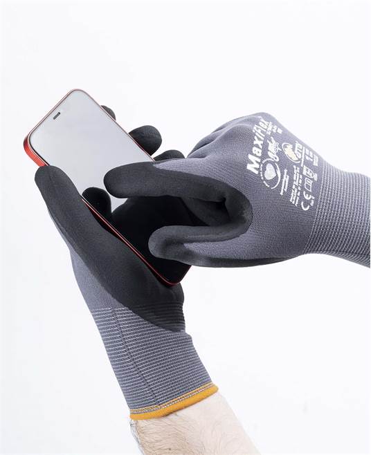 ATG® máčené rukavice MaxiFlex® Ultimate™ 42-874 AD-APT Šedá