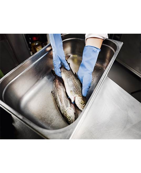 Rukavice do domácnosti SEMPERVELVET Modrá