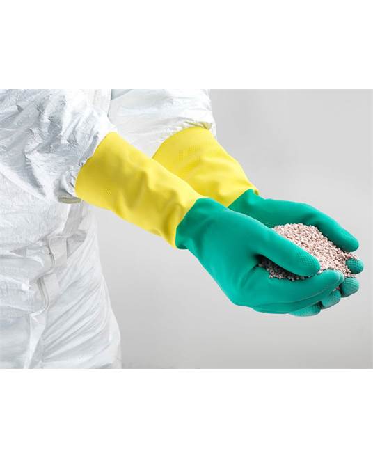 Chemické rukavice AlphaTec® 87-900 (ex Bi-colour®) Zelená