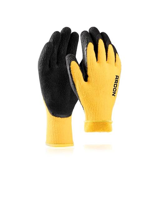 Zimní rukavice ARDON®PETRAX WINTER - maloobchodní balení 12 párů Žlutá