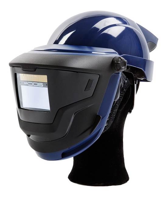 SUNDSTRÖM® SR 587 / SR 580 ochranná přilba zlatým štítem H06-8510 Gold Modrá