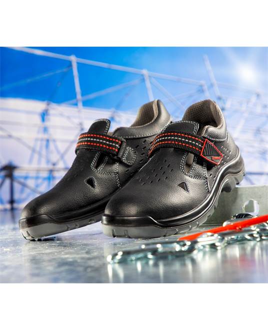 Bezpečnostní sandál ARDON®ARSAN S1P - doprodej Černá