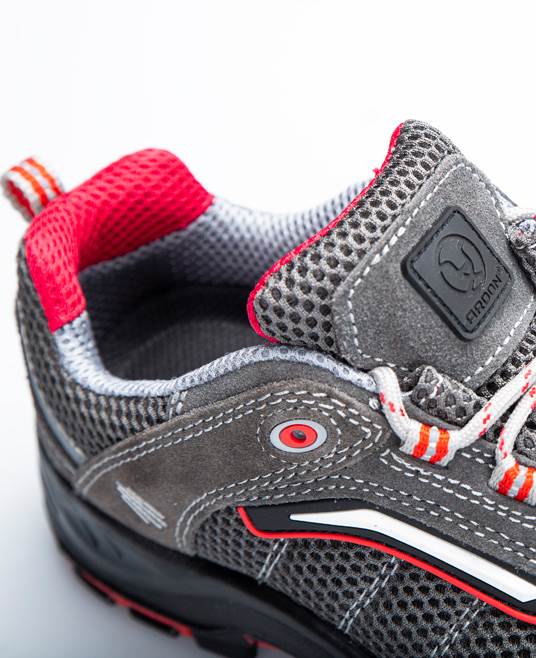 Bezpečnostní polobotka ARDON®RASPER S1P Šedo-červená