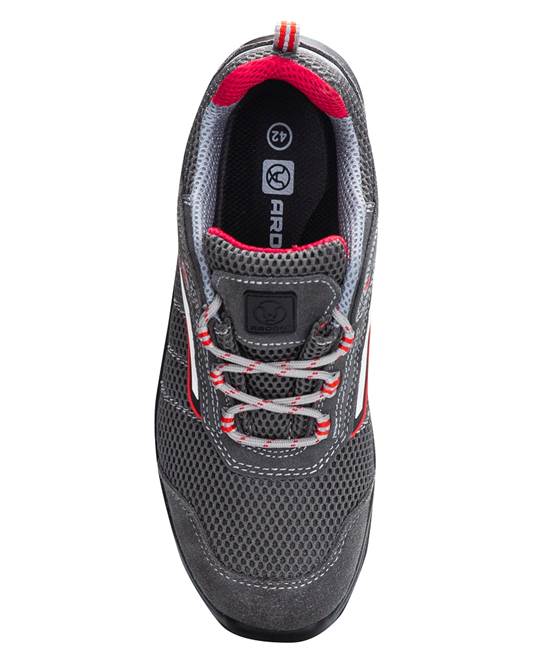 Bezpečnostní polobotka ARDON®RASPER S1P Šedo-červená