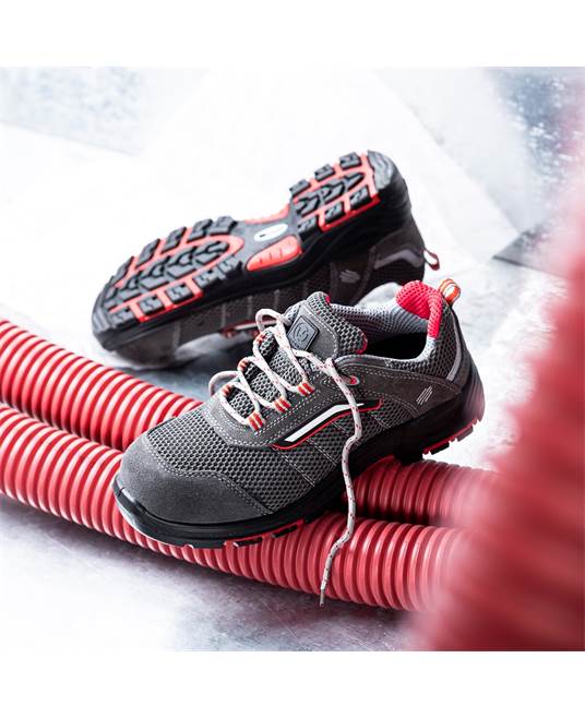 Bezpečnostní polobotka ARDON®RASPER S1P Šedo-červená