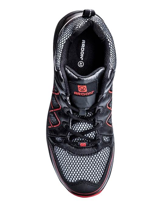 Bezpečnostní polobotka ARDON®VISPER RED S1 - červená - doprodej Červená