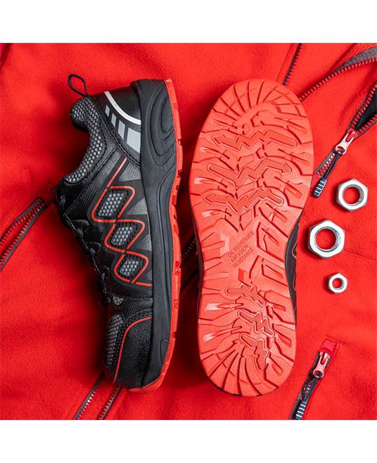 Bezpečnostní polobotka ARDON®VISPER RED S1 - červená - doprodej Červená