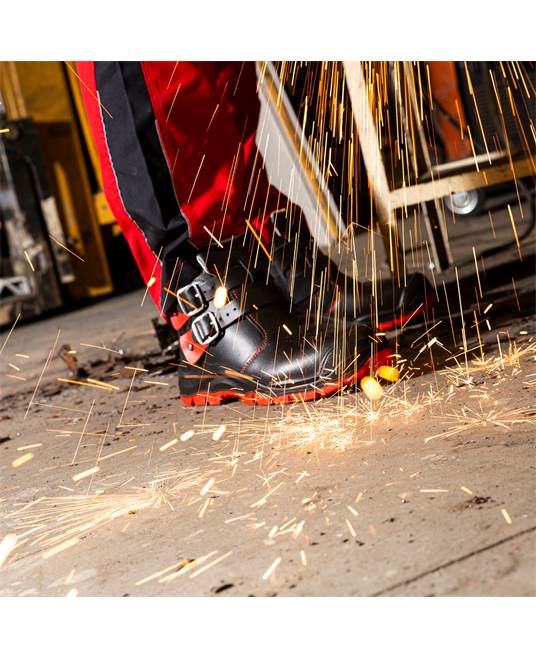 Bezpečnostní kotníková obuv ARDON®HOBART WELD S3 Černá