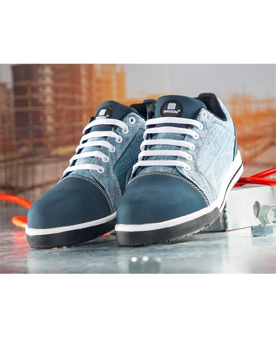 Bezpečnostní polobotka ARDON®DERRICK DENIM S1P - doprodej Modrá