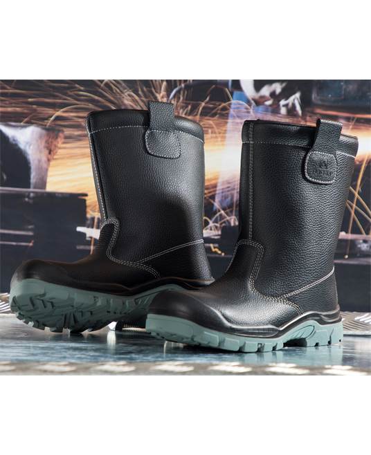 Zimní bezpečnostní poloholeňová obuv ARDON®TIBIA S3 NONMETALLIC Černá