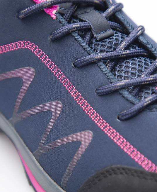Dámská outdoorová polobotka ARDON®BLOOM - navy/růžová Navy-růžová