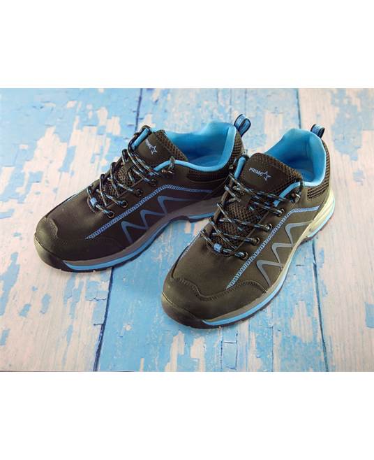 Dámská outdoorová polobotka ARDON®BLOOM - černo-modrá Černo-tyrkysová