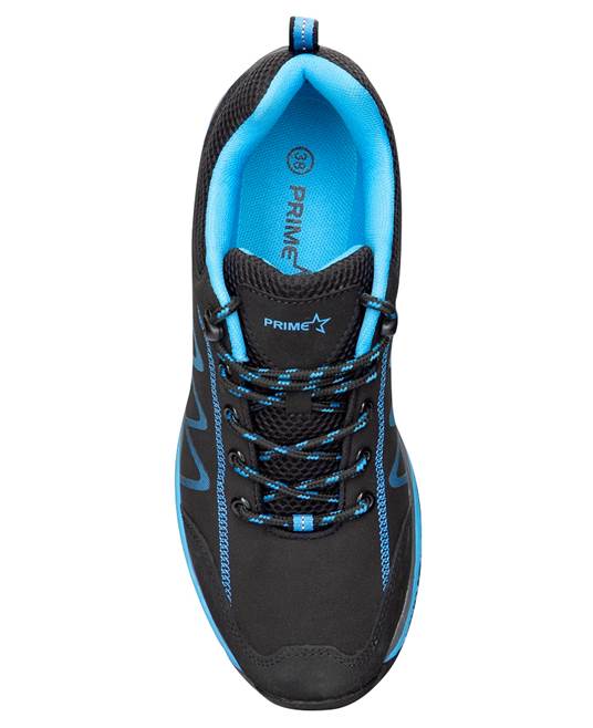 Dámská outdoorová polobotka ARDON®BLOOM - černo-modrá Černo-tyrkysová