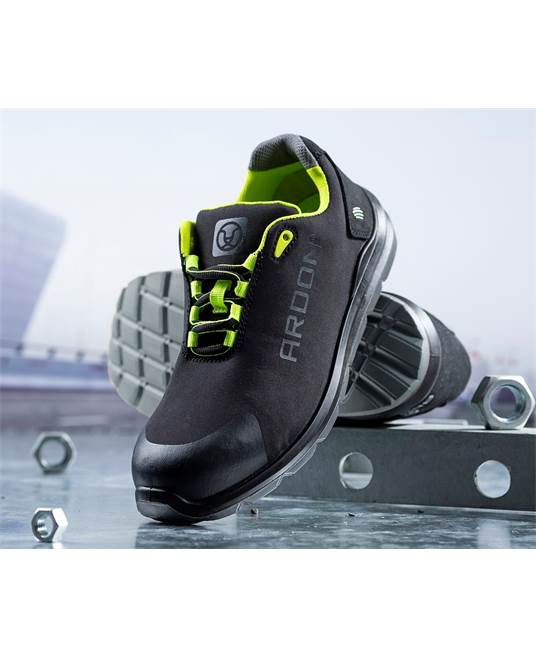 Bezpečnostní polobotka ARDON®SOFTEX S1P - neonová Černo-žlutá