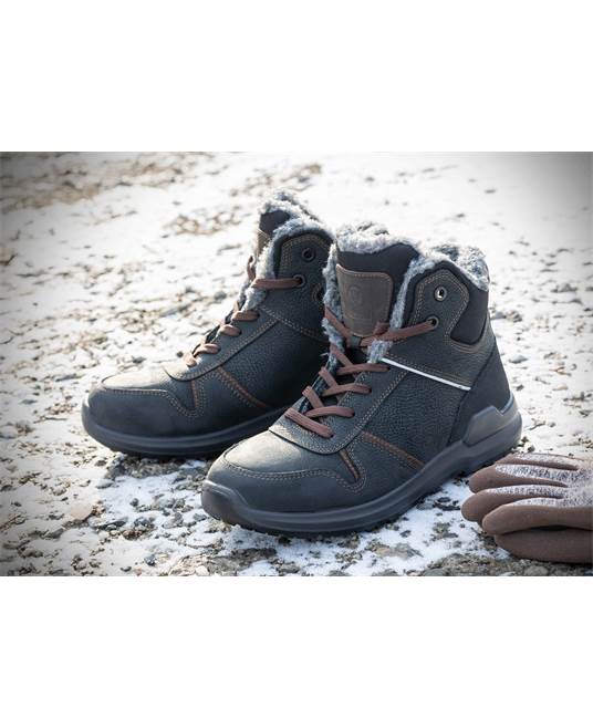 Zimní pracovní kotníková obuv ARDON®MASTERWIN O2 Černá