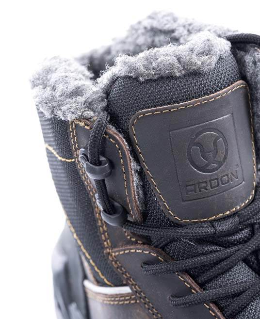 Zimní bezpečnostní kotníková obuv ARDON®LEADERWIN S3 Hnědá