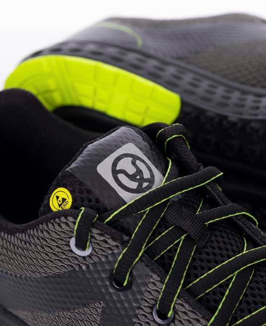 Bezpečnostní polobotka ARDON®XLIGHT YELLOW ESD S1P - žlutá Černo-žlutá