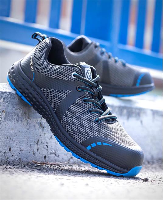Pracovní polobotka ARDON®XLIGHT BLUE ESD O1 - modrá Černo-tyrkysová
