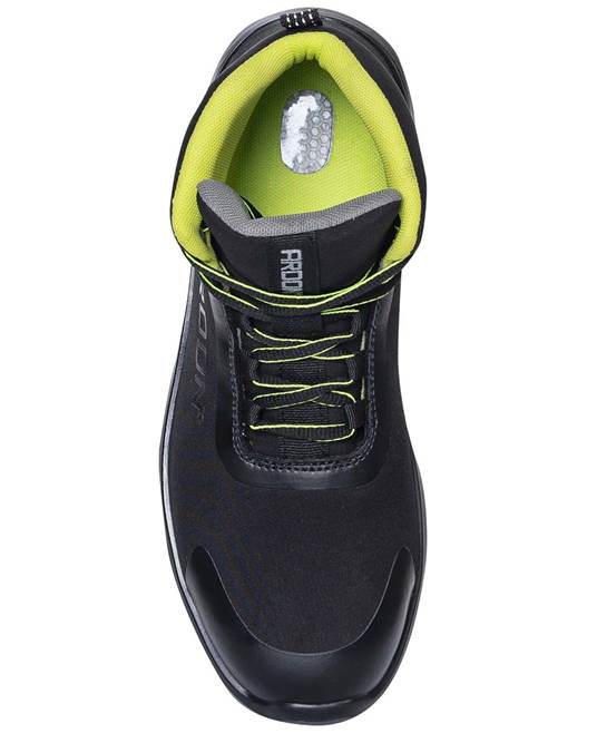 Bezpečnostní kotníková obuv ARDON®SOFTEX HIGH S1P Černo-žlutá