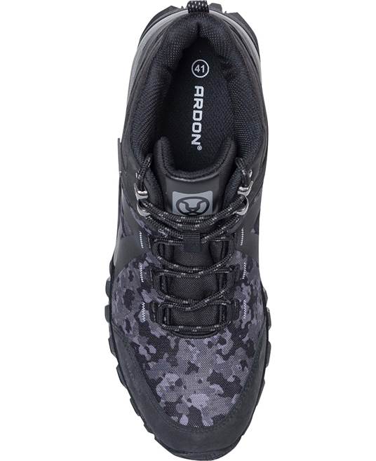 Outdoorová kotníková obuv ARDON®CREATRON®HIGH CAMO Šedá