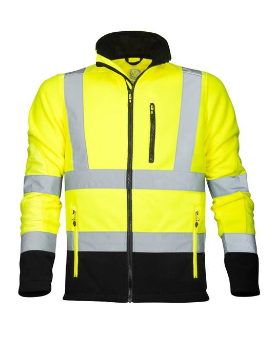 Reflexní mikina fleece ARDON®SIGNAL žlutá Žlutá