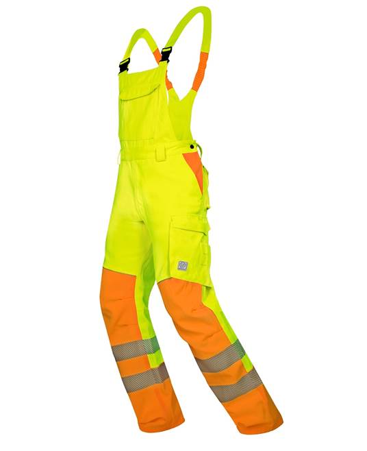 Reflexní kalhoty s laclem ARDON®SIGNAL prodloužené žlutá - DOPRODEJ Žluto-oranžová