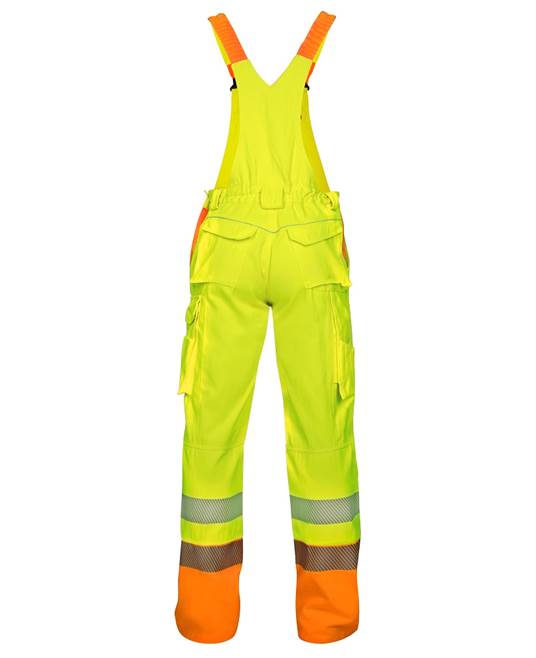 Reflexní kalhoty s laclem ARDON®SIGNAL prodloužené žlutá - DOPRODEJ Žluto-oranžová