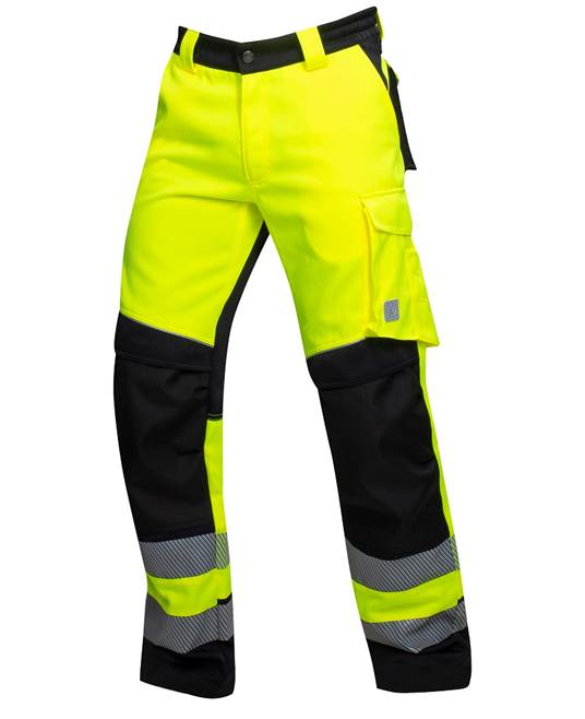 Reflexní kalhoty ARDON®SIGNAL+ prodloužené žluto-černá  - DOPRODEJ