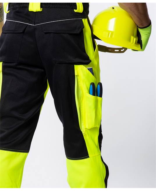 Reflexní kalhoty s laclem ARDON®SIGNAL+ žluto-černá Žluto-černá