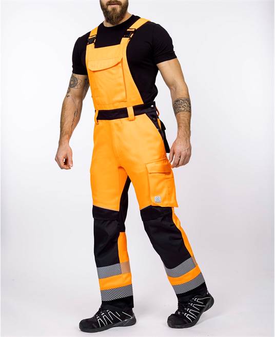 Reflexní kalhoty s laclem ARDON®SIGNAL+ oranžovo-černá oranžovo-černá